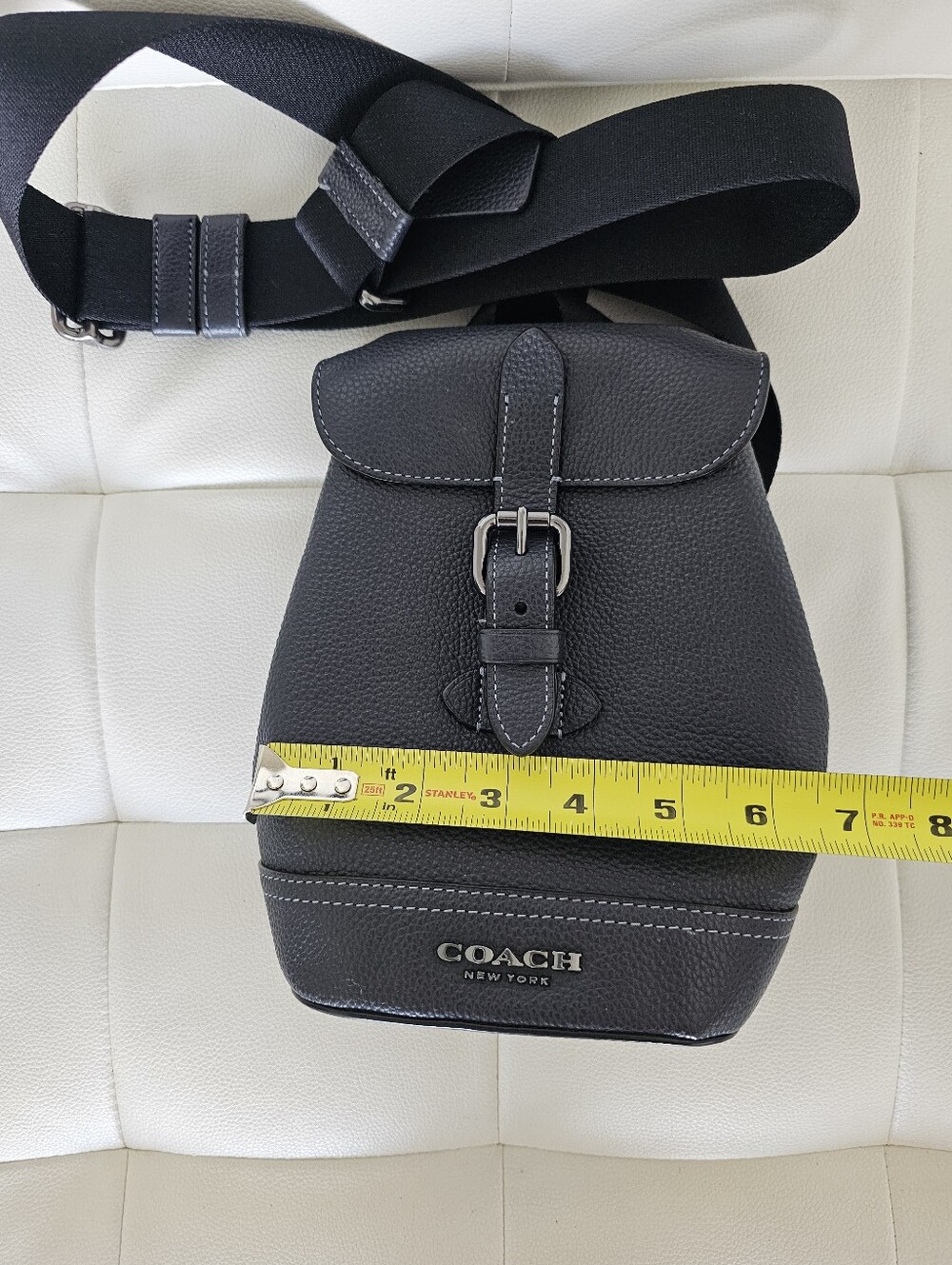Authentic COACH Leather Mini Backpack Crossbody Bag - Picture 12 of 14